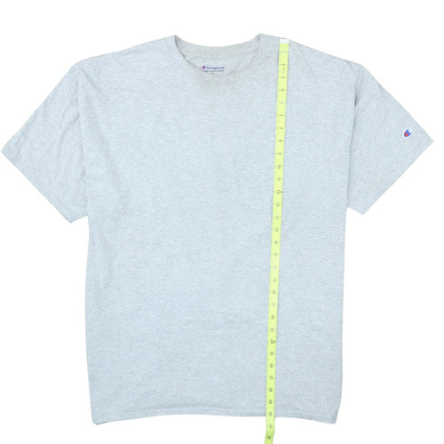 Champion Men's Grey 2XL Classic Crew Neck Cotton T-Shirt