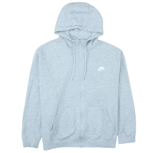 Nike Men's Grey 2XL Full Zip Fleece Hoodie Sweatshirt