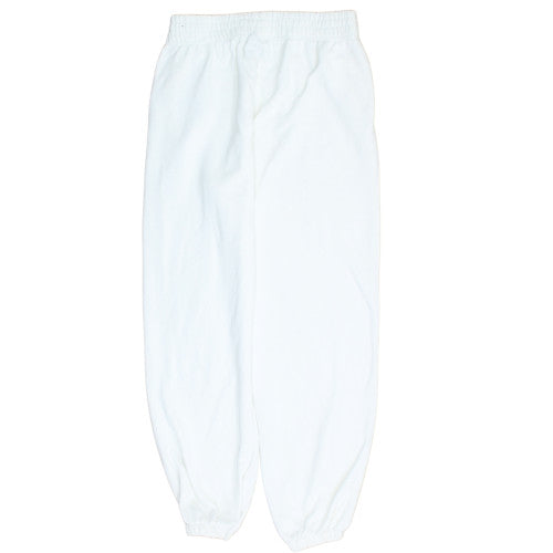 Nike Womens White Sweatpants M Elastic Waist Jogger Trousers