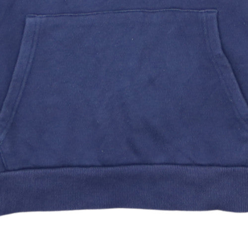 FILA Womens Navy Blue Pullover Hoodie XS Cotton Blend