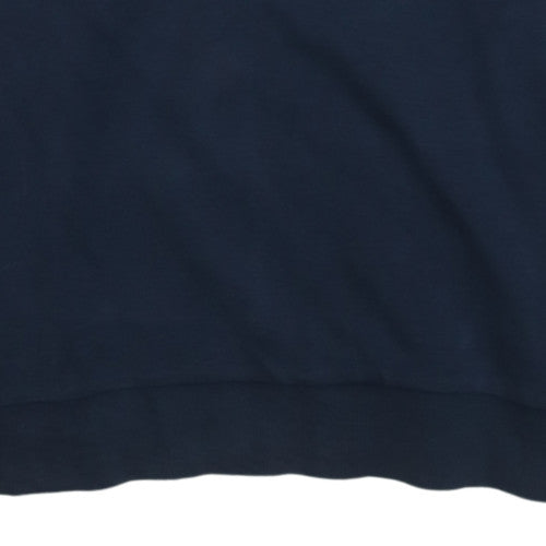 Hugo Boss Men's Blue Logo Crew Neck Sweatshirt Size L