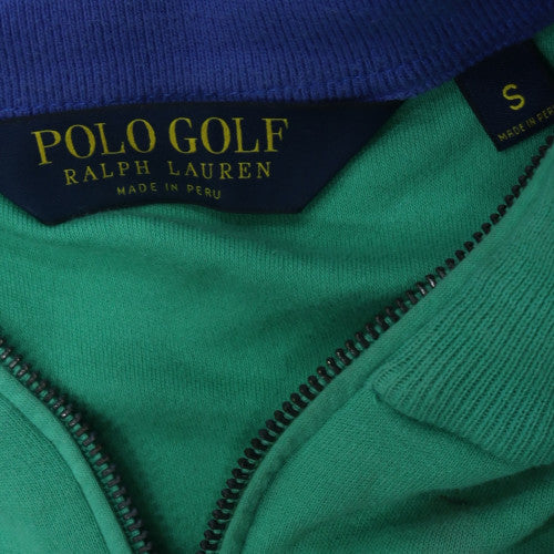 Ralph Lauren Polo Golf Men’s Green 1/4 Zip Collared Sweatshirt S