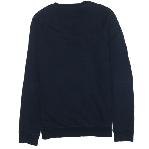 Hugo Boss Men's Blue Slim Fit Crew Neck Sweatshirt M