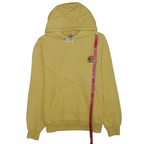 Ellesse Men's Yellow Pullover Hoodie Medium Logo Sportswear