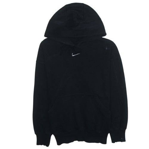 Nike Men's Black Pullover Hoodie L Logo Fleece Sweatshirt