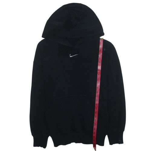 Nike Men's Black Pullover Hoodie L Logo Fleece Sweatshirt