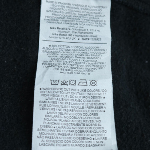 Nike Men's Black Pullover Graphic Logo Sweatshirt Size S