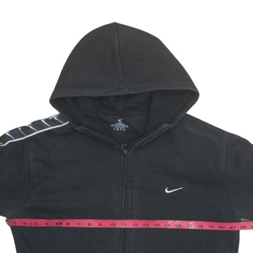 Nike Men's Black XL Full Zip Hoodie Cotton Sportswear