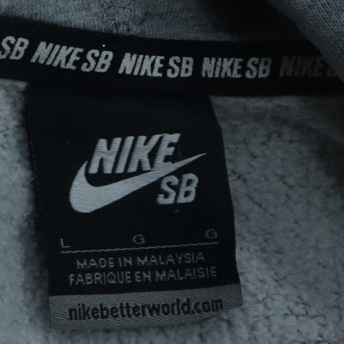 Nike SB Men's Grey Pullover Hoodie L Regular Fit Fleece