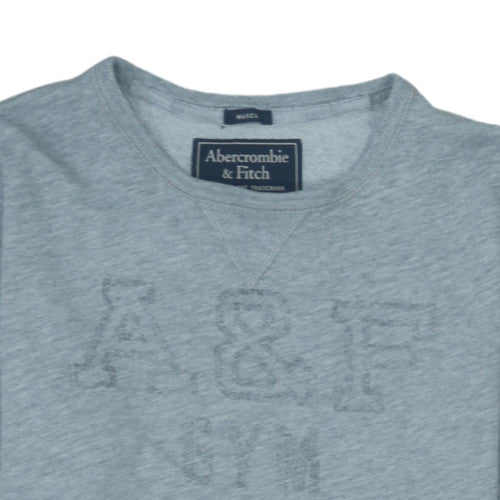 Abercrombie & Fitch Womens Grey XS Pullover Sweatshirt Classic Crew Neck