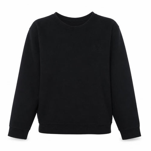 Calvin Klein Womens Black XL Pullover Sweatshirt Crew Neck Cotton Blend