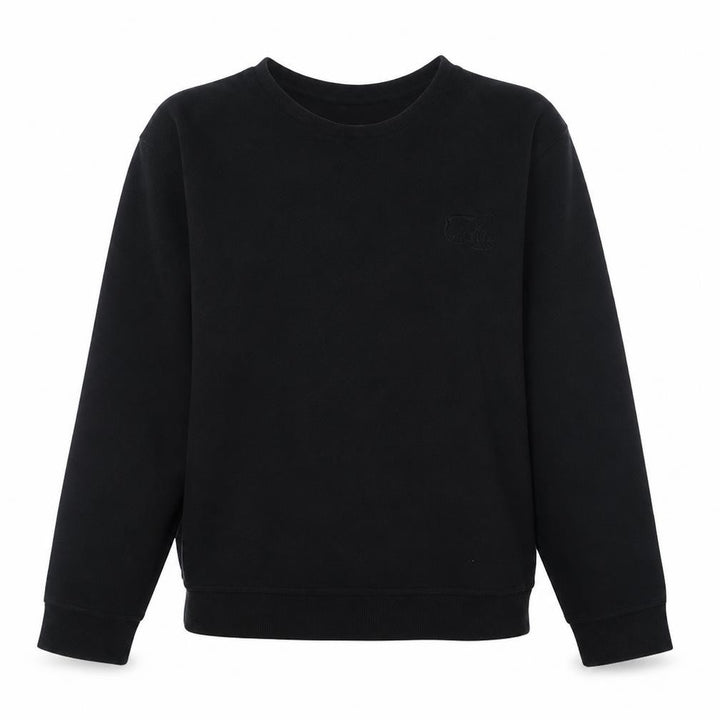Calvin Klein Womens Black XL Pullover Sweatshirt Crew Neck Cotton Blend