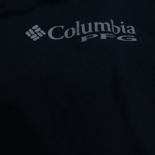 Columbia Men's Blue XL PFG Cotton Crew Neck Graphic T-Shirt