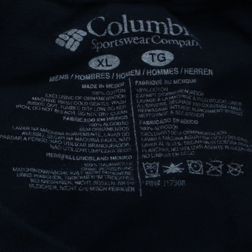 Columbia Men's Blue XL PFG Cotton Crew Neck Graphic T-Shirt