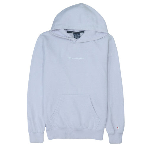 Champion Women's White Small Pullover Hoodie Sweatshirt