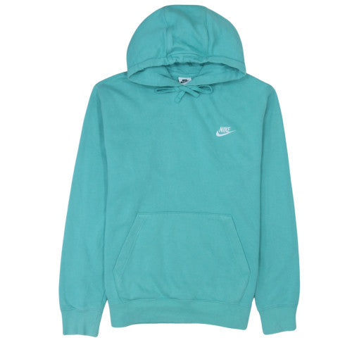 Nike Womens Teal Pullover Hoodie Medium Cotton Blend Casual