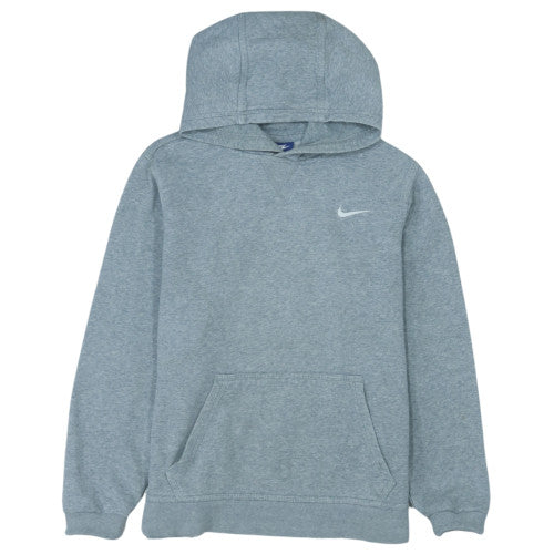Nike Boys Grey Pullover Hoodie XL 13-15 Years Cotton Blend Sweatshirt