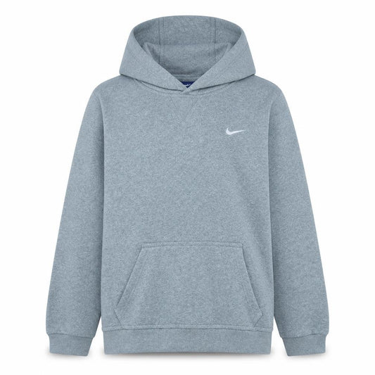 Nike Boys Grey Pullover Hoodie XL 13-15 Years Cotton Blend Sweatshirt