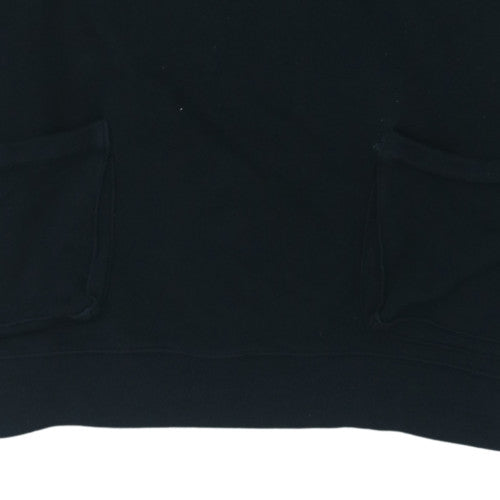 Nike Womens Black XL Pullover Hoodie with Logo Raglan Sleeves