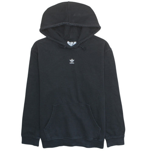 Adidas Womens Black XL Pullover Hoodie Cotton Regular Fit