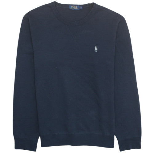 Ralph Lauren Men's Blue Crew Neck Pullover Sweatshirt Size L
