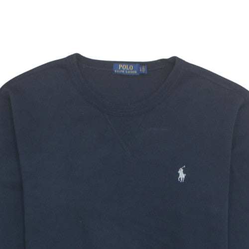 Ralph Lauren Men's Blue Crew Neck Pullover Sweatshirt Size L