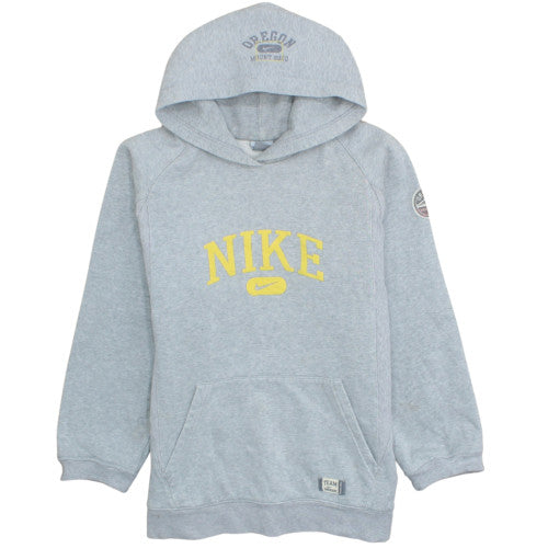 Nike Boys Grey Pullover Hoodie XL 158-170cm Cotton Blend Oregon Print