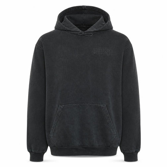 Front view of Puma Men's Black XL Pullover Hoodie Fleece Sportswear