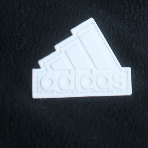 Adidas Mens Black L Fleece Full Zip Hooded Sports Jacket