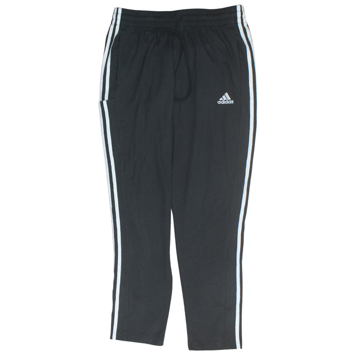 Adidas Men's Black L Jogger Trousers with Stripes