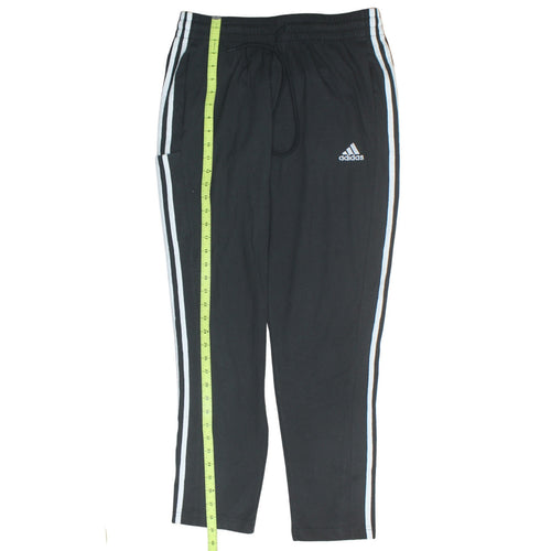 Adidas Men's Black L Jogger Trousers with Stripes