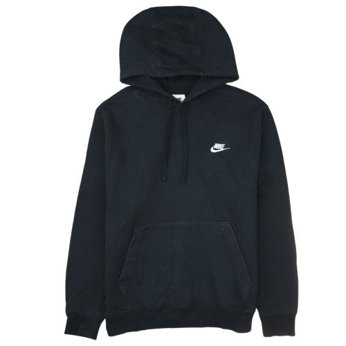 Nike Men's Black Pullover Hoodie Medium Classic Fleece Sweatshirt