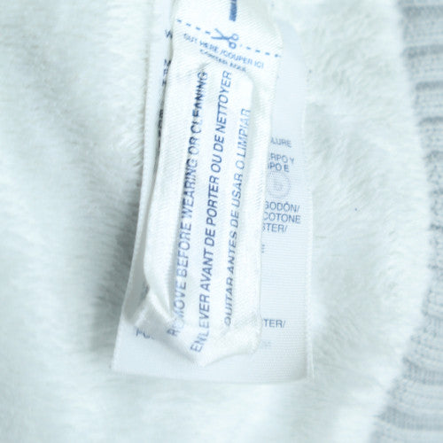 Tommy Hilfiger Women Light Blue Full Zip Hoodie Size M Fleece Lined