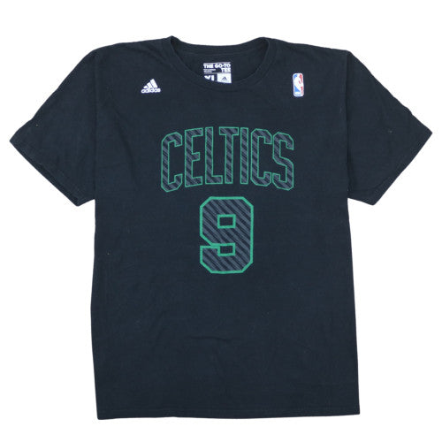 Adidas Men's Black Boston Celtics Rondo #9 Graphic T-Shirt XL