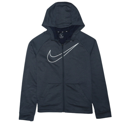 Nike Boys Navy Blue Dri-FIT Full Zip Hoodie XL (13-15 Years)