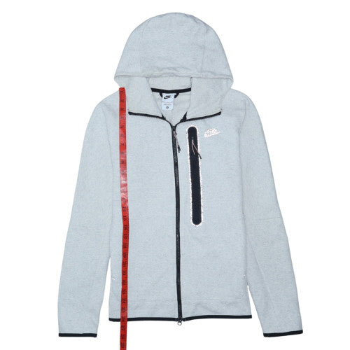 Nike Men's Grey Full Zip Hoodie Size S Fleece Sportswear