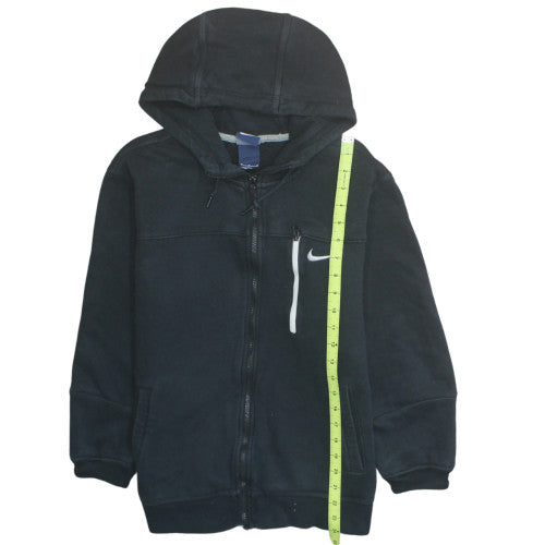 Nike Men's Black Full Zip Hoodie M Regular Fit Fleece Jacket