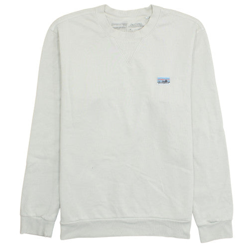 Patagonia Men's White M Regular Fit Organic Cotton Pullover Sweatshirt