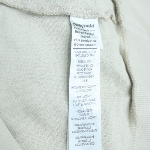 Patagonia Men's White M Regular Fit Organic Cotton Pullover Sweatshirt