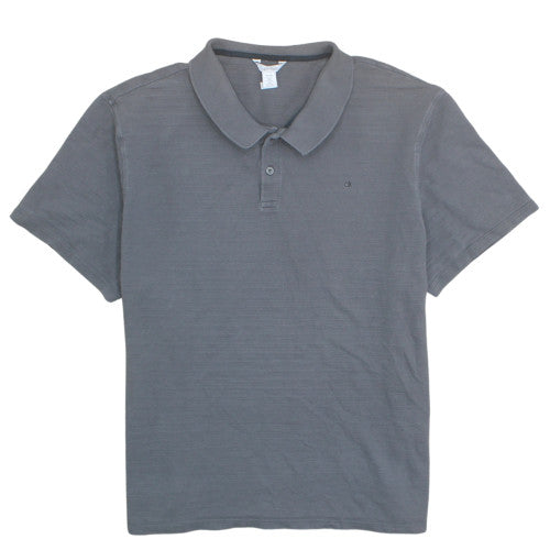 Calvin Klein Men's Grey 2XL Cotton Polo Shirt