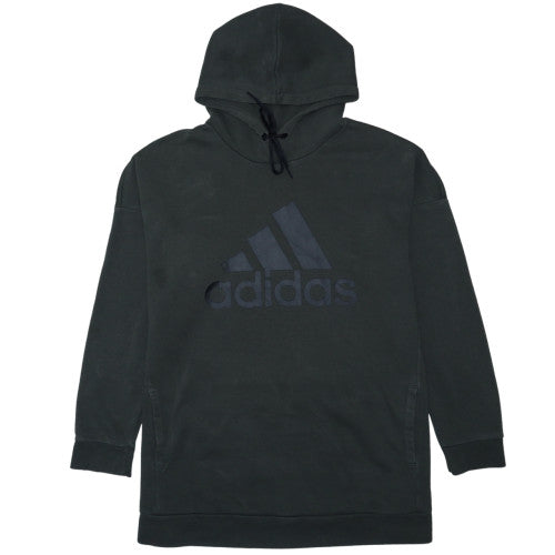 Adidas Womens Black XL Pullover Hoodie Sweatshirt with Logo