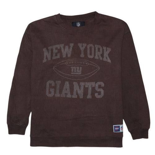 NFL Men’s Brown Pullover Sweatshirt M Crew Neck Graphic Print