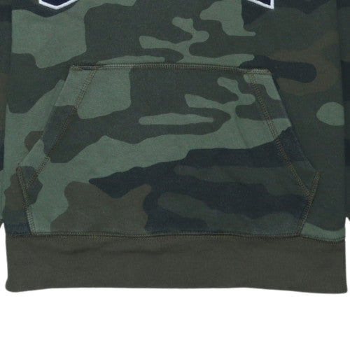 GAP Kids Boys Green Camouflage Pullover Hoodie XL 12-13 Years Cotton Blend