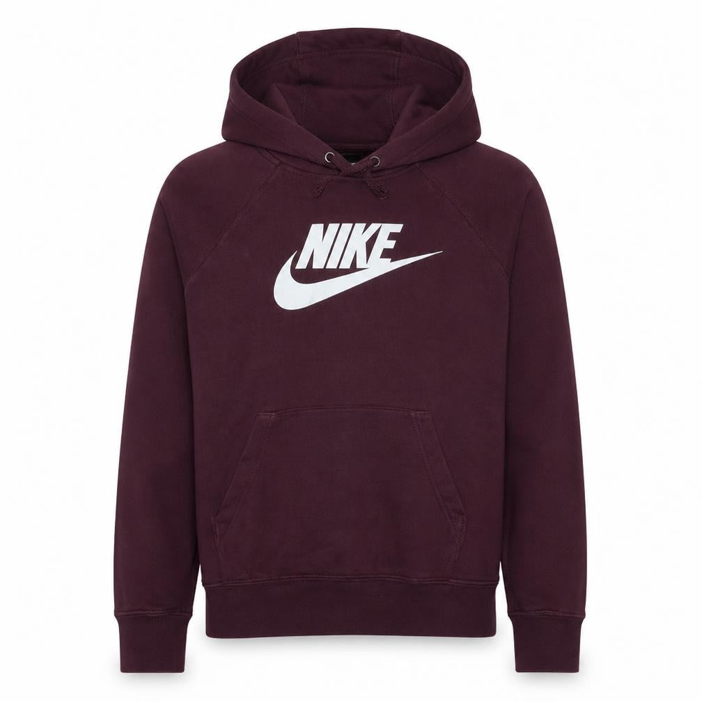 Nike Men's Red Pullover Hoodie Small Fleece Logo Sportswear