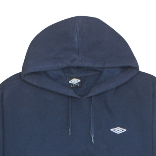 Umbro Men's Navy 3XL Pullover Hoodie Cotton Blend Sweatshirt