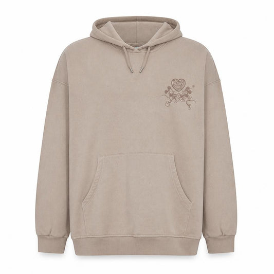 Front view of Disney x Primark Women Beige Hoodie S Minnie Mouse Graphic Cotton