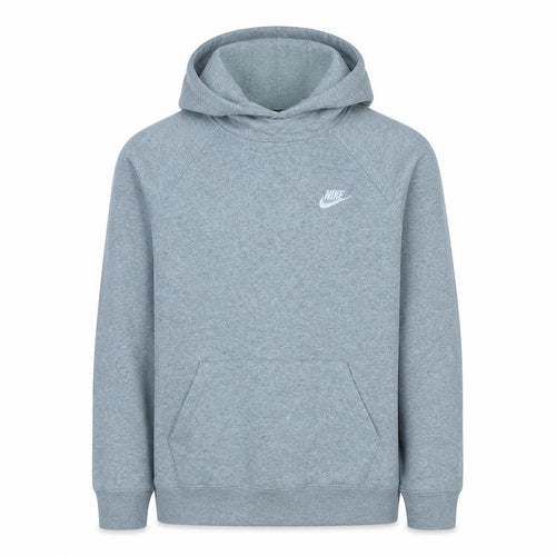 Nike Men’s Grey Pullover Hoodie M Regular Fit Fleece Sports Casual