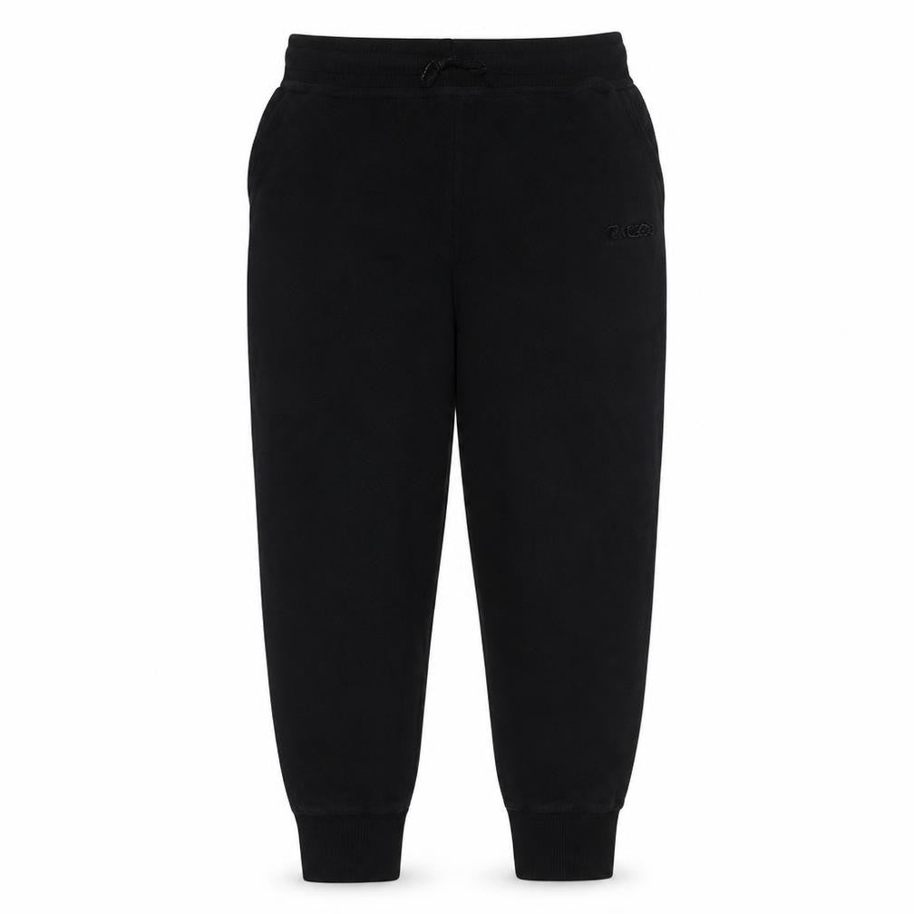 Front view of Fila Men's Black XL Jogger Trousers Cotton Blend