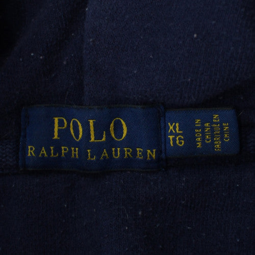 Polo Ralph Lauren Women’s Navy Full Zip Hoodie XL Cotton Blend