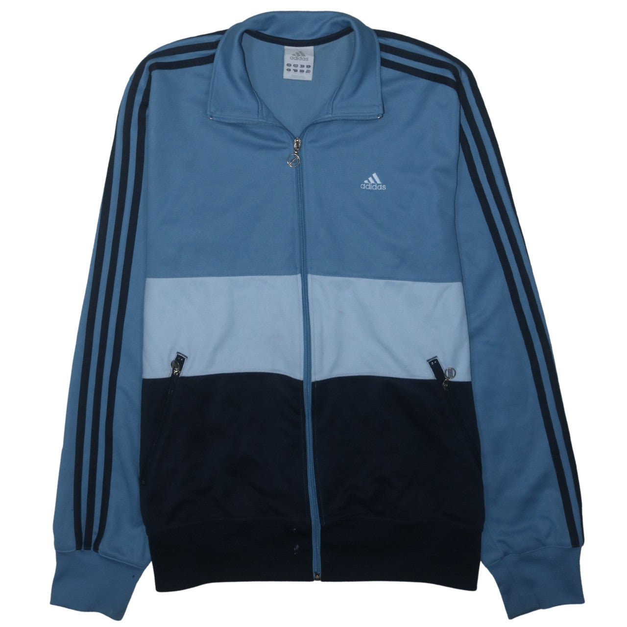 Adidas Men’s Blue XL Full Zip Sweatshirt Jacket